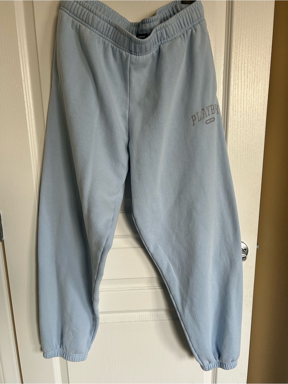 PLAYBOY by pacsun Light Blue Sweatpants